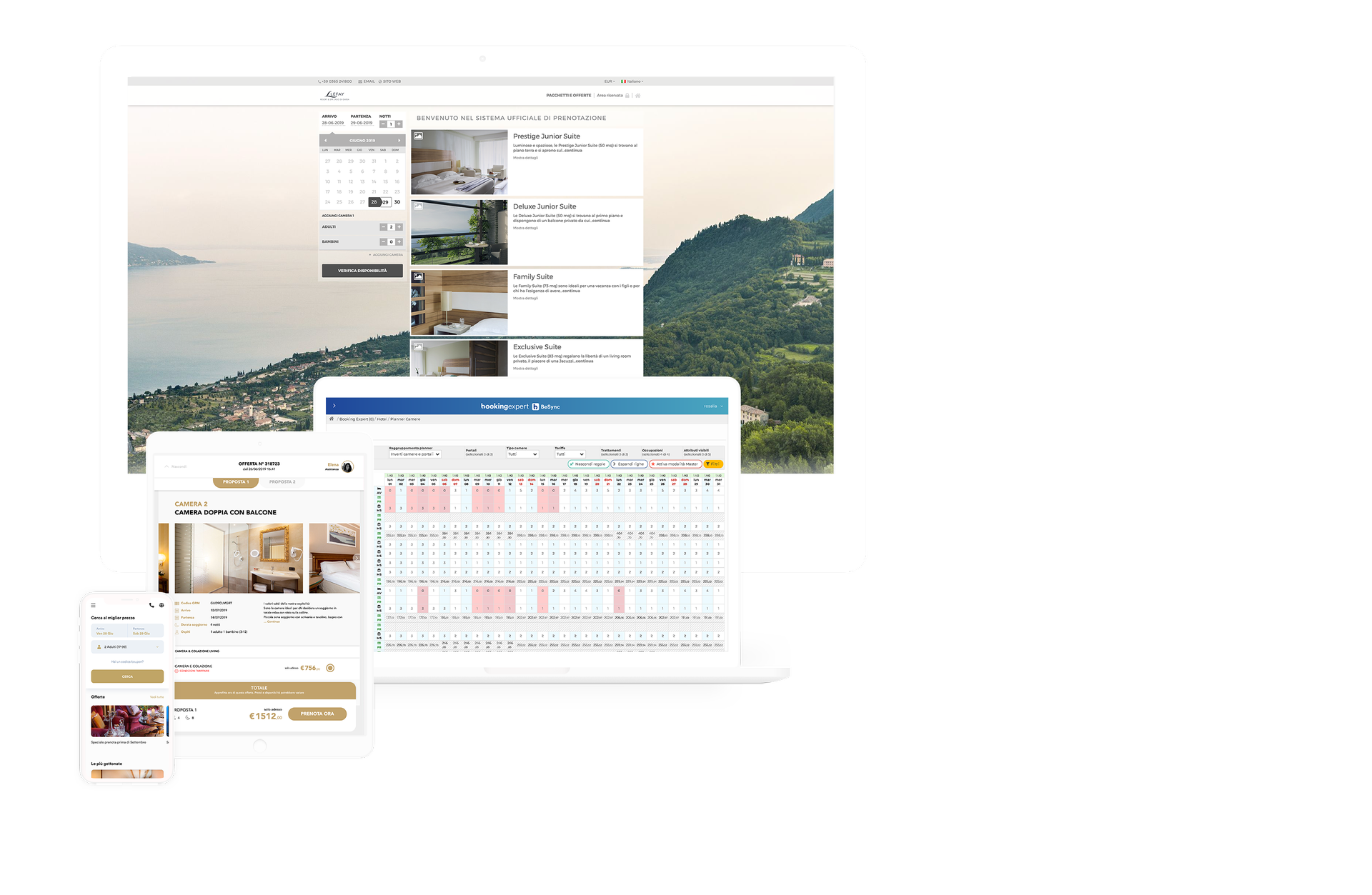 Suite Booking Expert - Booking Engine BER4 Channel Manager BeSync e BeDirect