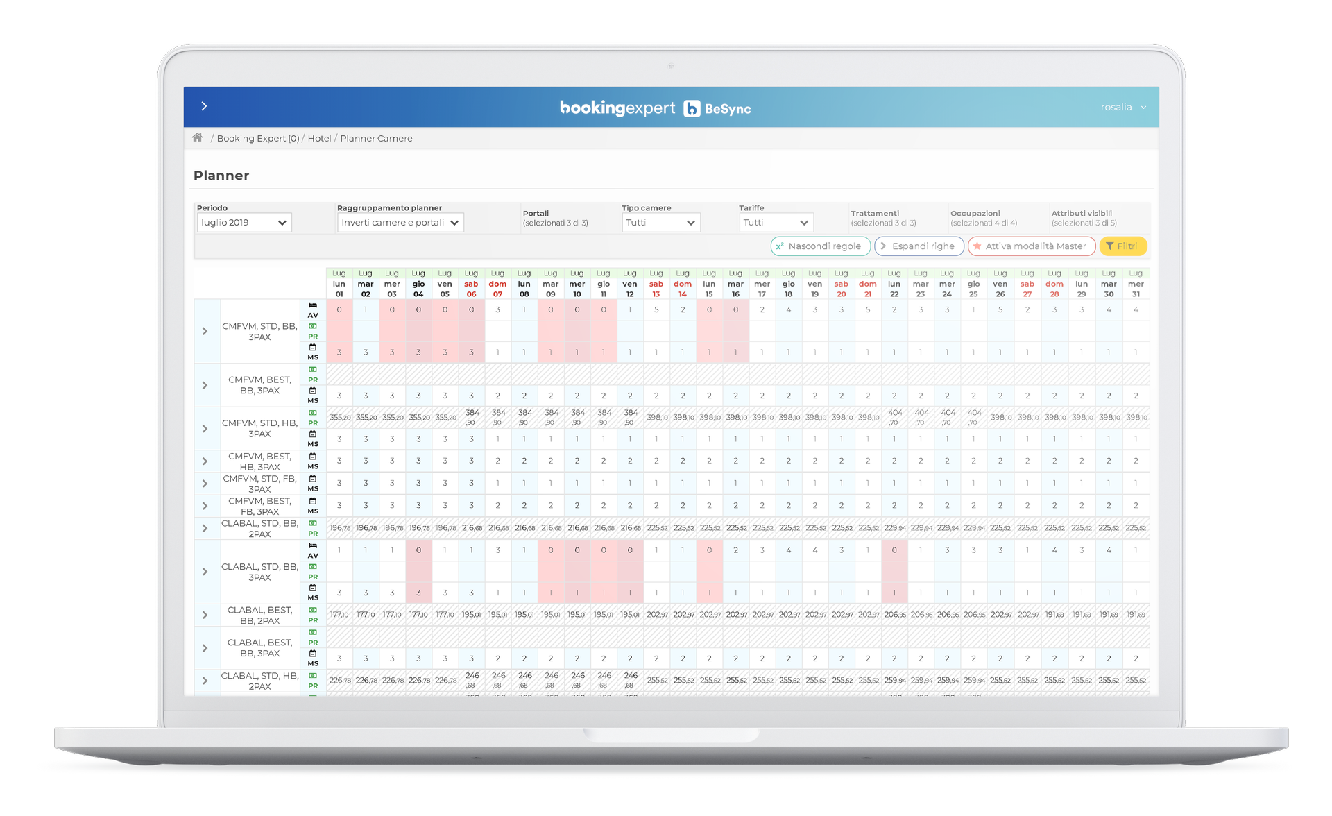 BeSync Suite Booking Expert per Hospitality 